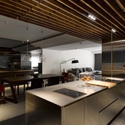 120平现代三室两厅住宅欣赏厨房