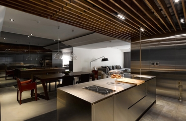 120平现代三室两厅住宅欣赏厨房