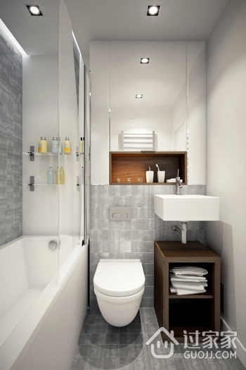 40平现代一居室欣赏卫生间设计
