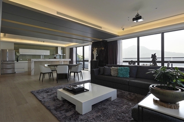 现代风三居室设计欣赏客厅吊顶
