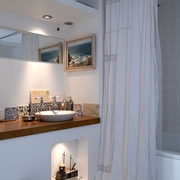 蓝色地中海一居室欣赏洗手间