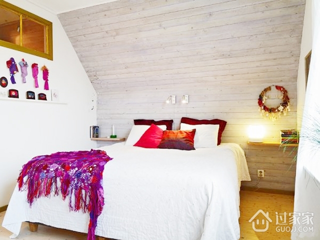 多彩北欧风格住宅欣赏卧室效果