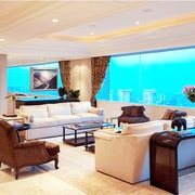 现代顶级奢华古典公寓欣赏客厅效果图