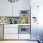 69平白色简约两居室欣赏厨房设计