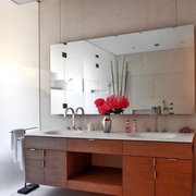 现代住宅装修效果图浴室柜