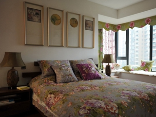 117平美式温馨三居欣赏卧室设计