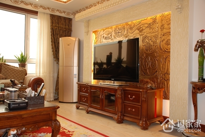 古朴中式温馨住宅欣赏客厅设计