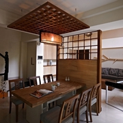 日式禅风复式公寓欣赏餐厅