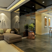 温馨新中式风格住宅欣赏客厅设计