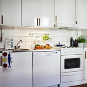 白色打造北欧专属住宅欣赏厨房