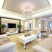 新古典精致住宅欣赏客厅设计