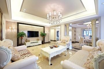 新古典精致住宅欣赏客厅设计