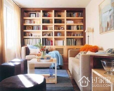 这样装修 可以让客厅挤出一个小书房