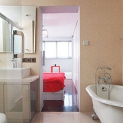 50平米现代一居室效果欣赏卫生间陈设