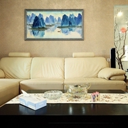 温馨简约客厅沙发摆放图 让家多一些自然