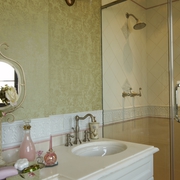欧式风格样板房浴室陈设