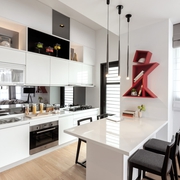 66平现代质感公寓欣赏餐厅设计