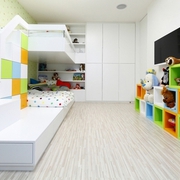 现代经典色调四居室欣赏儿童房设计