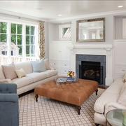 白色清爽美式别墅欣赏客厅设计