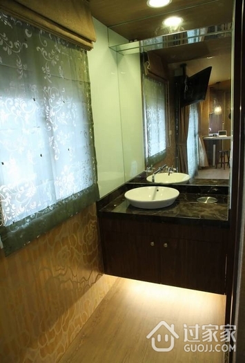 66平东南亚风格住宅洗手间
