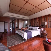 中式风格实景案例欣赏卧室设计