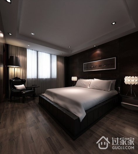 雅致新中式住宅欣赏卧室