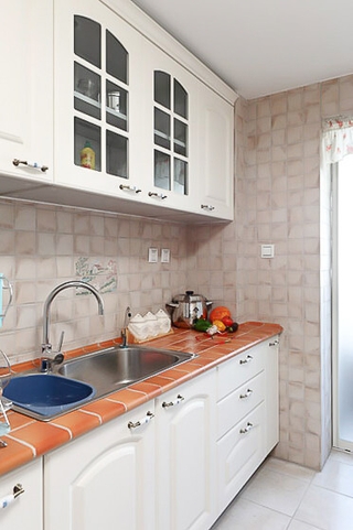 80平美式质朴两居室欣赏厨房设计