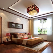 新中式风格复式楼欣赏卧室