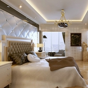 117平新古典风格住宅欣赏卧室