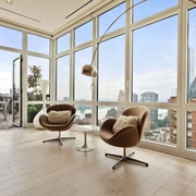 顶层124平现代公寓欣赏客厅