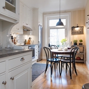 78平白色北欧住宅欣赏厨房陈设