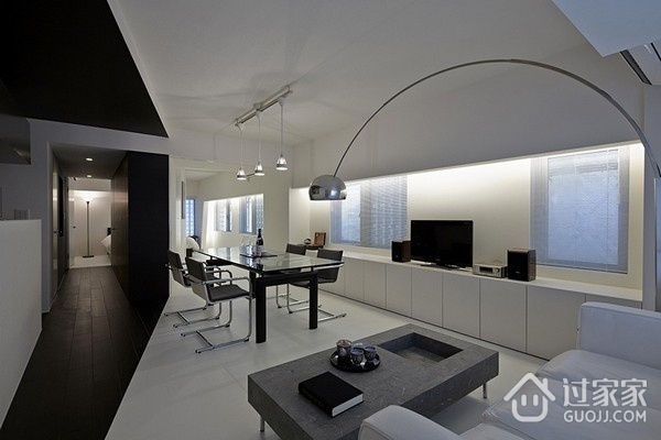 白色现代设计风格欣赏客厅设计
