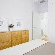 50平米简约白色住宅欣赏卧室陈设