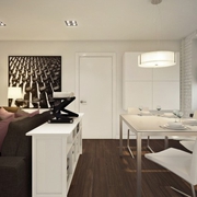 40平现代一居室欣赏客厅陈设
