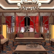 东南亚风情住宅欣赏客厅设计