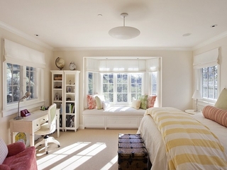 白色素雅欧式住宅欣赏卧室