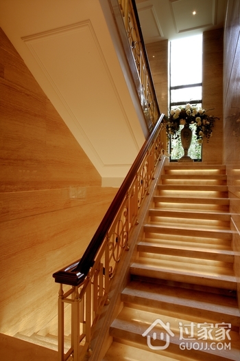 欧式别墅装饰效果图楼梯