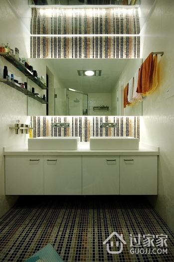 现代舒适艺术住宅欣赏洗手间