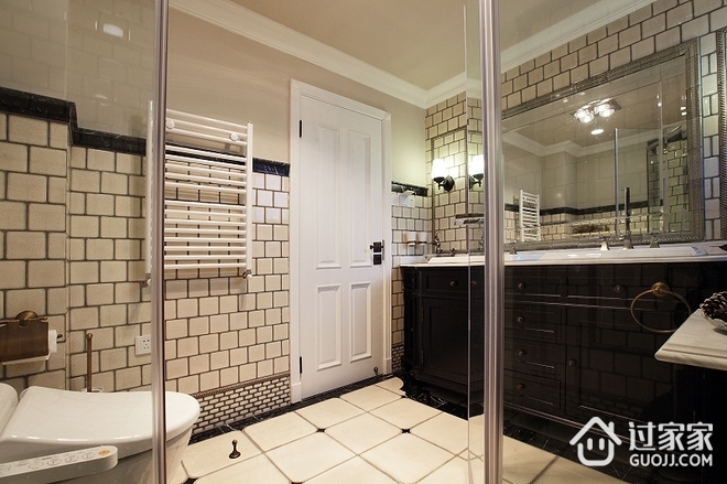 119平美式三居室欣赏卫生间设计