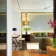 98平新中式雅居欣赏客厅设计图