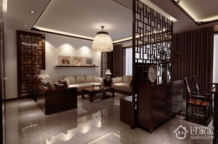 古典中式风住宅欣赏客厅设计