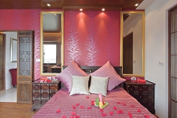 中式禅风两室一厅欣赏卧室效果