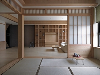 自然风雅日式住宅欣赏客厅陈设