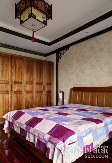 中式优雅复式住宅欣赏卧室