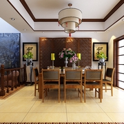 中式风格装修效果设计餐厅设计