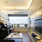 49平现代一居室欣赏客厅效果