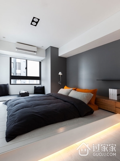 白色现代60平住宅欣赏卧室设计