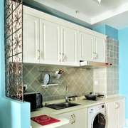 蓝色格调小户型婚房欣赏厨房设计