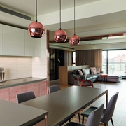 116平工业风三室两厅欣赏厨房设计