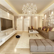78平中式风格住宅欣赏客厅设计